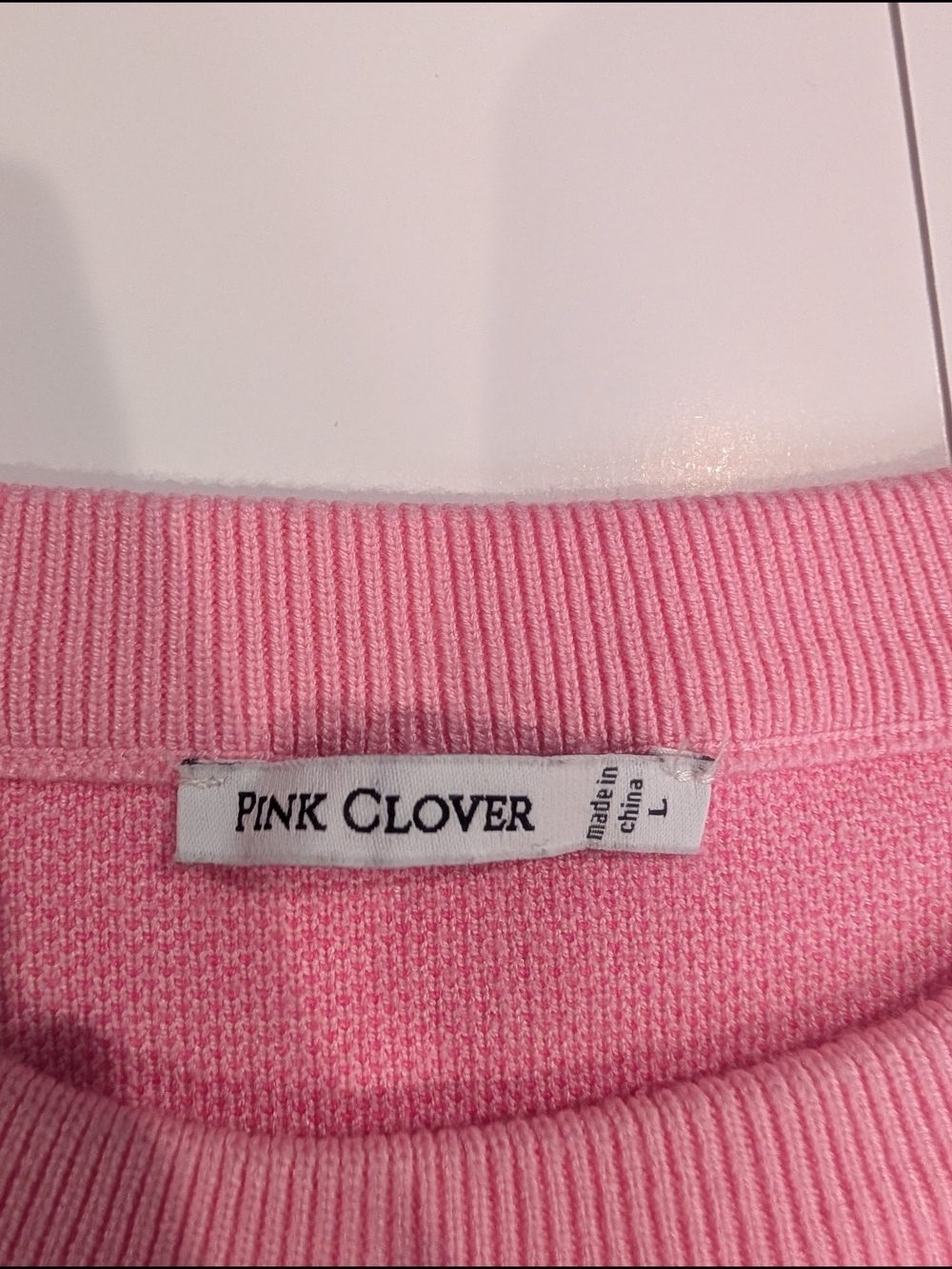 Pink Clover Western Sweater Women Size L Pink Cactus Cowboy Boot Graphic Knit - Picture 6 of 6